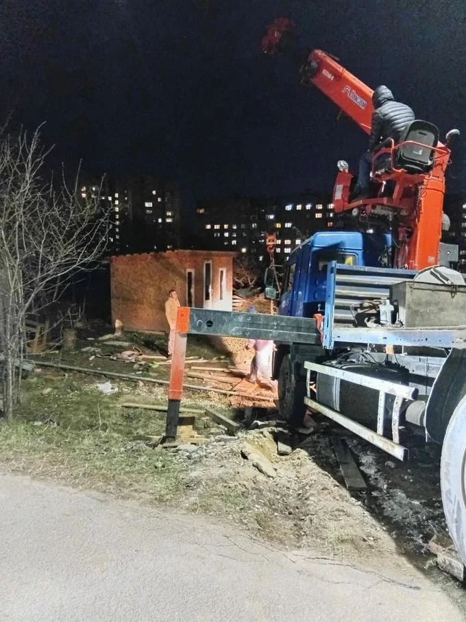 Перевозка негабаритной бытовки