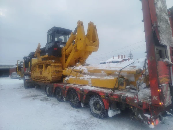 Перевозка негабаритного бульдозера SHANTUI SD32