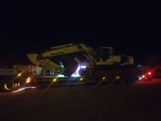 Перевозка экскаватора Komatsu PC-400 (43,5 т) по маршруту Ростовская область — Крым